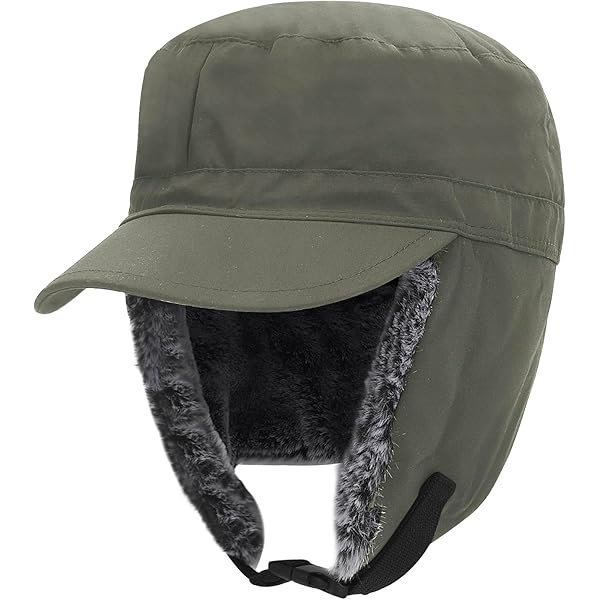 Womens Mens Warm Russian Trapper Hat Windproof Thermal Plush